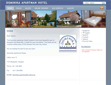 Tablet Screenshot of dominikahotel.hu